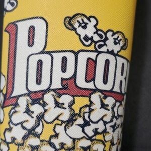 Yellow popcorn crossbody bag